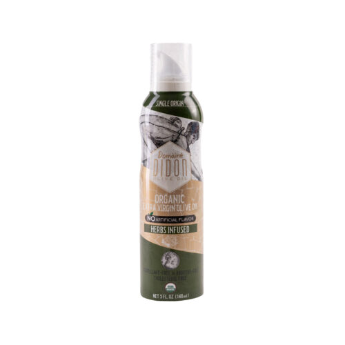 Domaine Didon Organic Extra Virgin Olive Oil Spray – Herbs ( Rosemary + Thyme)  Infused – 148 ml (5 fl oz)